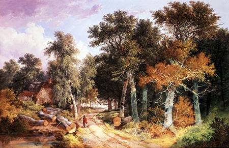 Wikioo.org – L'Encyclopédie des Beaux Arts - Peinture, Oeuvre de John Berney Ladbrooke - pays paysage