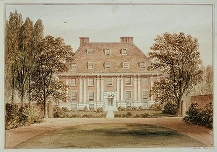 WikiOO.org - Encyclopedia of Fine Arts - Maalaus, taideteos John Buckler - Balmes House, Middlesex