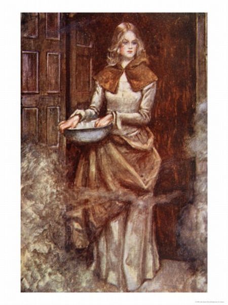 WikiOO.org - Encyclopedia of Fine Arts - Maleri, Artwork John Byam Liston Shaw - Bring Hither The Water And Sprinkle The Room' The Pilgrim's Progress Macgregor Pubjack