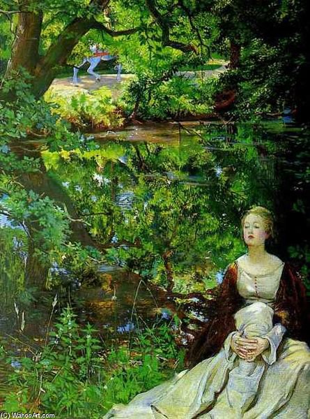 WikiOO.org - 백과 사전 - 회화, 삽화 John Byam Liston Shaw - How Strange A Thing To Be What Man Can Know
