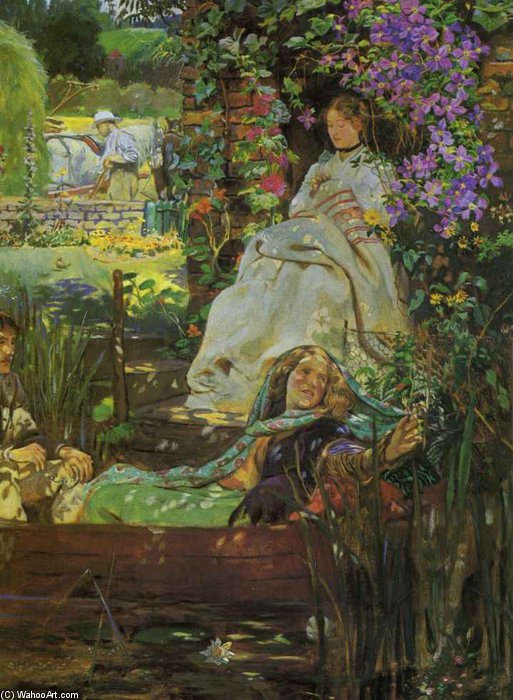 Wikioo.org - The Encyclopedia of Fine Arts - Painting, Artwork by John Byam Liston Shaw - Truly The Light Is Sweet