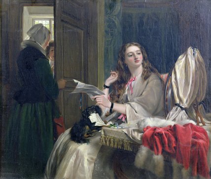 Wikioo.org – L'Enciclopedia delle Belle Arti - Pittura, Opere di John Callcott Horsley - Morn di San Valentino