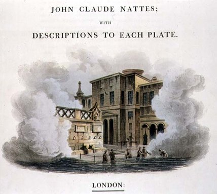 Wikioo.org - Bách khoa toàn thư về mỹ thuật - Vẽ tranh, Tác phẩm nghệ thuật John Claude Nattes - Taking The Waters At Bath, Frontispiece To 'bath