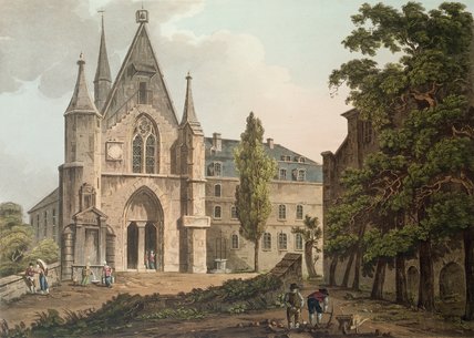 WikiOO.org - Εγκυκλοπαίδεια Καλών Τεχνών - Ζωγραφική, έργα τέχνης John Claude Nattes - The College De Navarre In Paris