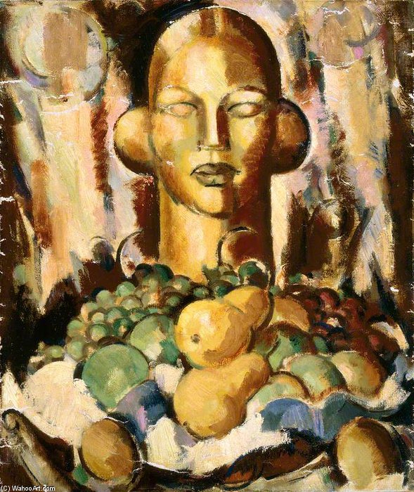 Wikioo.org - The Encyclopedia of Fine Arts - Painting, Artwork by John Duncan Fergusson - Eastre And Fruits