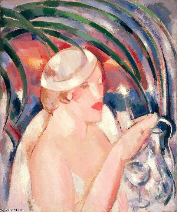 Wikioo.org - The Encyclopedia of Fine Arts - Painting, Artwork by John Duncan Fergusson - Neon Coffee Pousset