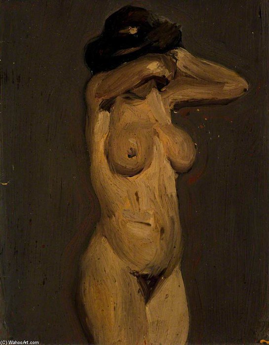 WikiOO.org - Encyclopedia of Fine Arts - Maľba, Artwork John Duncan Fergusson - Nude