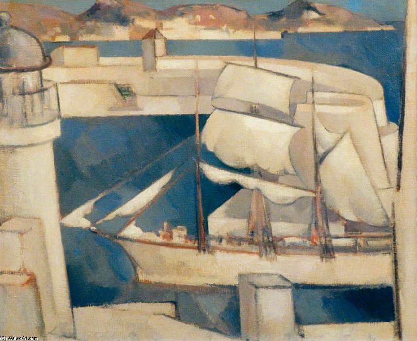 WikiOO.org - Encyclopedia of Fine Arts - Malba, Artwork John Duncan Fergusson - The Ship Comes In