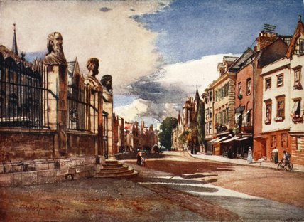WikiOO.org - Encyclopedia of Fine Arts - Lukisan, Artwork John Fulleylove - Broad Street, Looking West