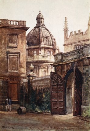 Wikioo.org - The Encyclopedia of Fine Arts - Painting, Artwork by John Fulleylove - Entrance Gateway Of Hertford College