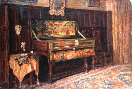 Wikioo.org - The Encyclopedia of Fine Arts - Painting, Artwork by John Fulleylove - Interior Scene
