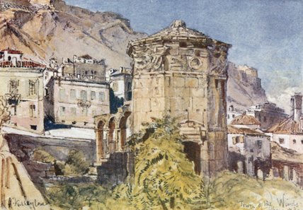Wikioo.org – L'Enciclopedia delle Belle Arti - Pittura, Opere di John Fulleylove - il torre del `winds`