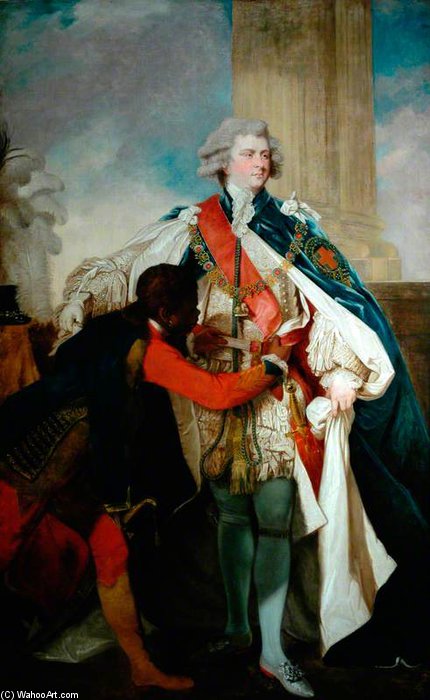 Wikioo.org - The Encyclopedia of Fine Arts - Painting, Artwork by John Hoppner - George Iv (, When Prince Of Wales