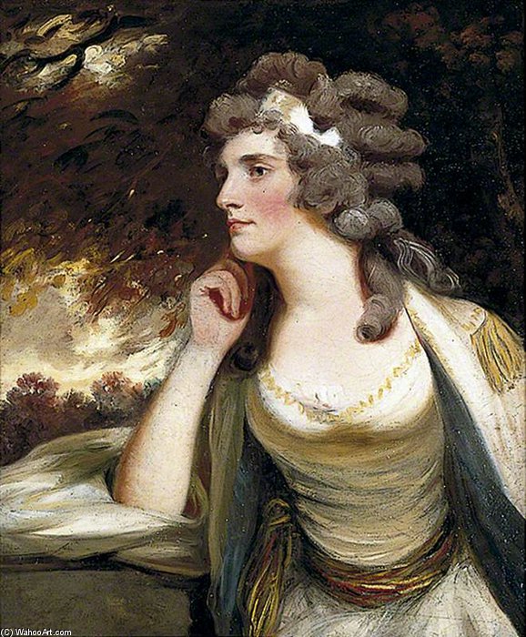 WikiOO.org - Encyclopedia of Fine Arts - Maalaus, taideteos John Hoppner - Lady Elizabeth Webster