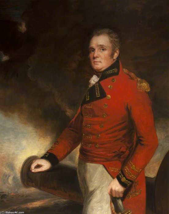 Wikioo.org - The Encyclopedia of Fine Arts - Painting, Artwork by John Hoppner - Lieutenant General Sir Thomas Maitland