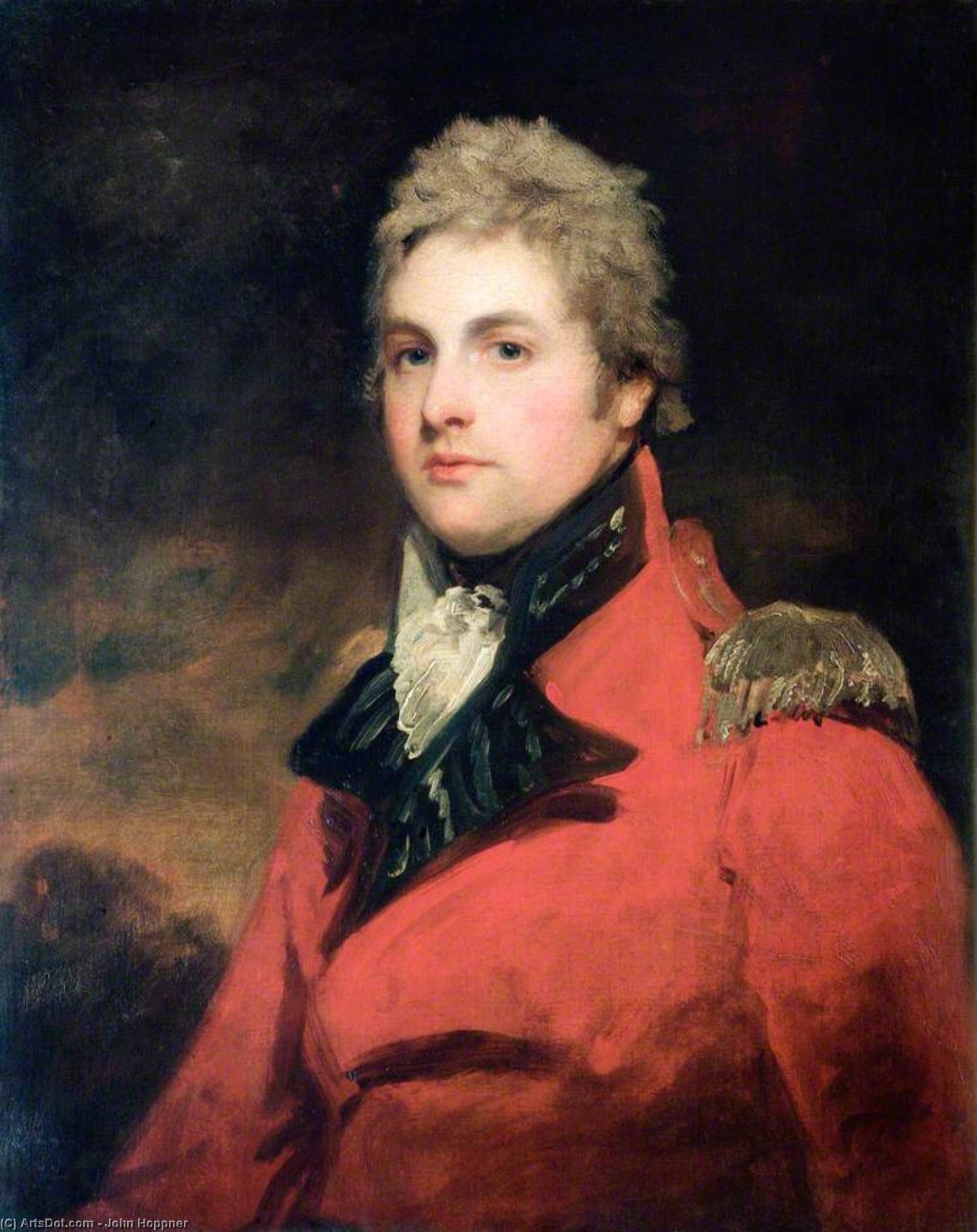 WikiOO.org - Encyclopedia of Fine Arts - Lukisan, Artwork John Hoppner - Major General Sir Henry Willoughby Rooke