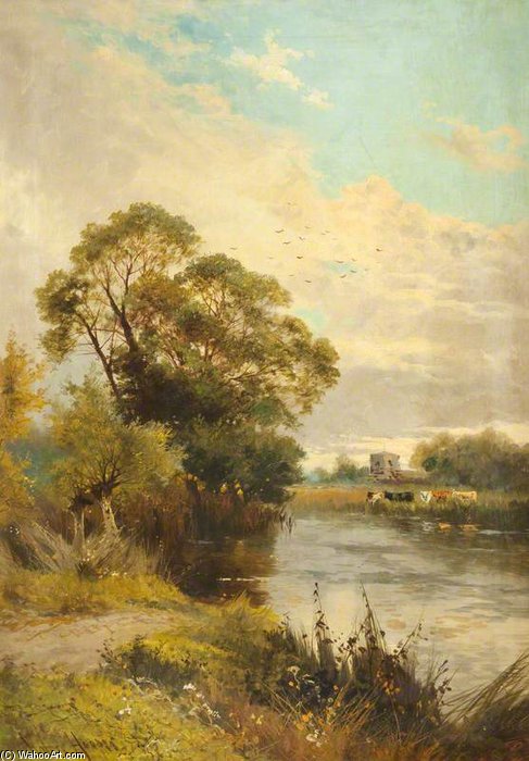 Wikioo.org - The Encyclopedia of Fine Arts - Painting, Artwork by John Horace Hooper - Cookham On Thames