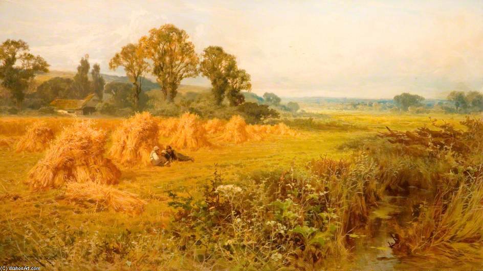 Wikioo.org - The Encyclopedia of Fine Arts - Painting, Artwork by John Horace Hooper - Near Guildford