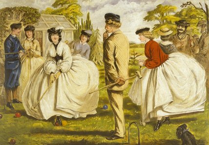 Wikioo.org - The Encyclopedia of Fine Arts - Painting, Artwork by John Leech - A Nice Game For Two Or More