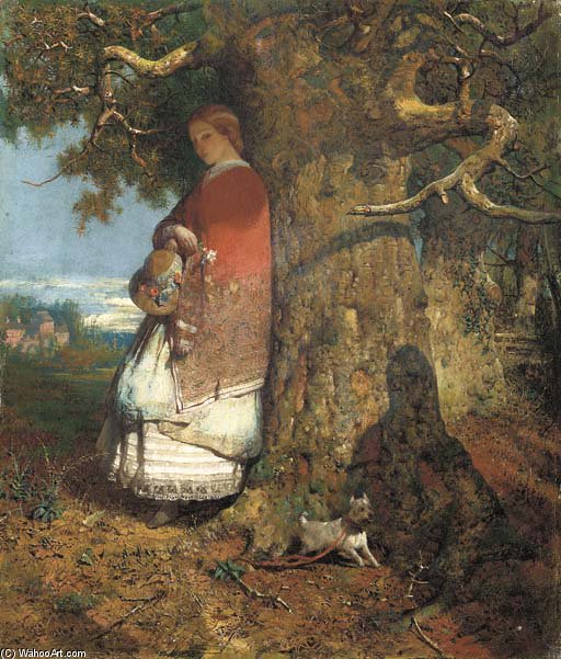 WikiOO.org – 美術百科全書 - 繪畫，作品 John Ritchie -  的  阴影  上  树