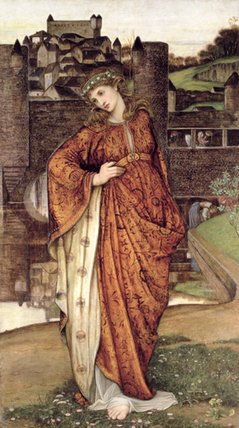 WikiOO.org - Encyclopedia of Fine Arts - Maalaus, taideteos John Roddam Spencer Stanhope - Our Lady Of The Watergate