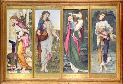 Wikioo.org - The Encyclopedia of Fine Arts - Painting, Artwork by John Roddam Spencer Stanhope - The Labours Of Psyche