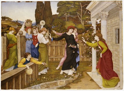 Wikioo.org - The Encyclopedia of Fine Arts - Painting, Artwork by John Roddam Spencer Stanhope - The Shulamite -