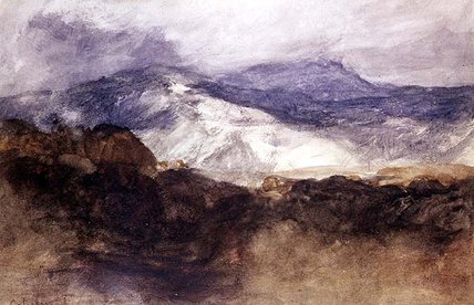 Wikioo.org - The Encyclopedia of Fine Arts - Painting, Artwork by John Sell Cotman - Welsh Mountains