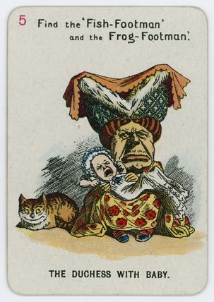 WikiOO.org - Enciklopedija dailės - Tapyba, meno kuriniai John Tenniel - The Duchess With Baby