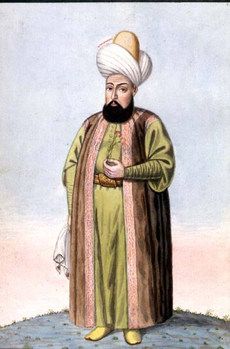 Wikioo.org – L'Encyclopédie des Beaux Arts - Peinture, Oeuvre de John Young - Othman I, fondateur de l Empire ottoman