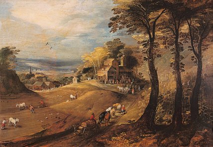 WikiOO.org - Encyclopedia of Fine Arts - Maleri, Artwork Joos De Momper - A Farm