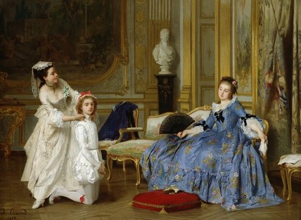 Wikioo.org - The Encyclopedia of Fine Arts - Painting, Artwork by Joseph Caraud - Dressing Up