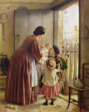 Wikioo.org – La Enciclopedia de las Bellas Artes - Pintura, Obras de arte de Joseph Clark - Adiós Bebé