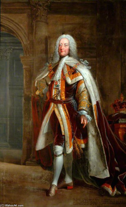 Wikioo.org - The Encyclopedia of Fine Arts - Painting, Artwork by Joseph Highmore - King George Ii