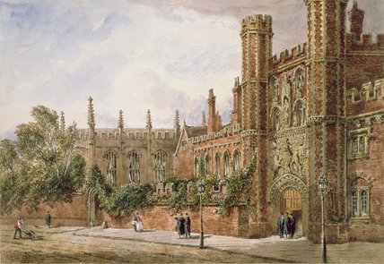 Wikioo.org - The Encyclopedia of Fine Arts - Painting, Artwork by Joseph Murray Ince - St. John's College, Cambridge