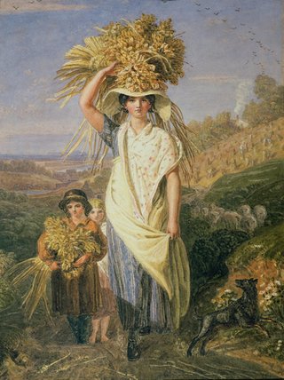 Wikioo.org - The Encyclopedia of Fine Arts - Painting, Artwork by Joshua Cristall - The Gleaners