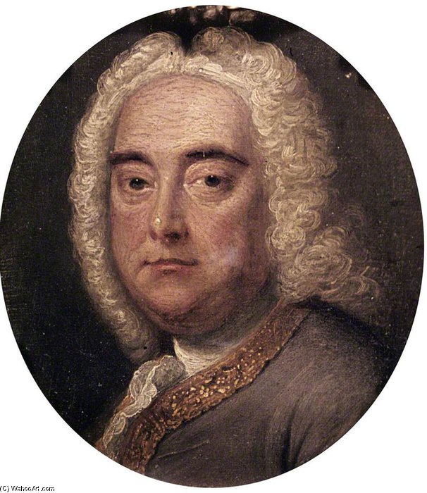 WikiOO.org - Güzel Sanatlar Ansiklopedisi - Resim, Resimler Thomas Hudson - George Frideric Handel