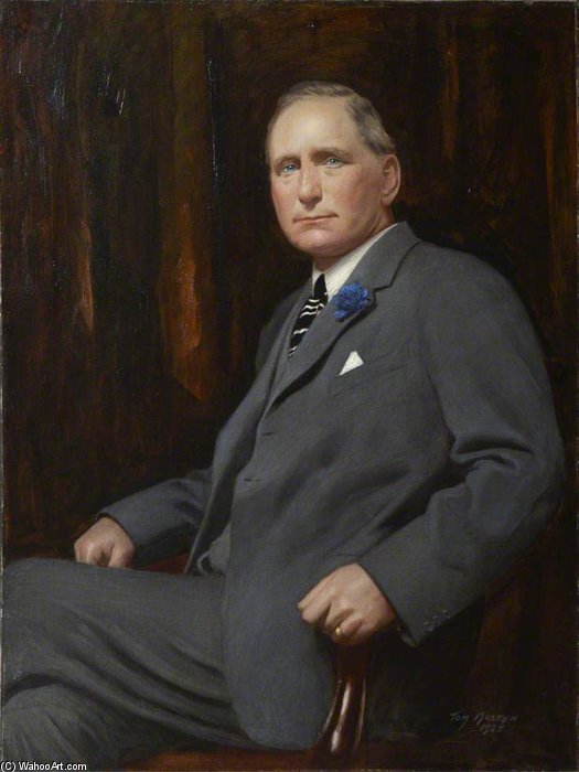 Wikioo.org - The Encyclopedia of Fine Arts - Painting, Artwork by Thomas E Mostyn - Portrait Of An Unnamed Gentleman