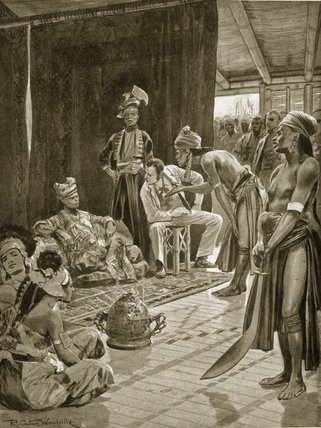 WikiOO.org - Εγκυκλοπαίδεια Καλών Τεχνών - Ζωγραφική, έργα τέχνης Richard Caton De Woodville - Sir James Brooke In Borneo