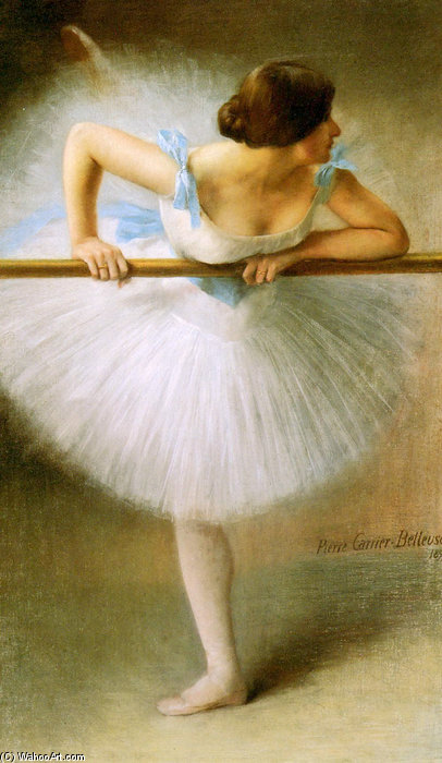 Wikioo.org - The Encyclopedia of Fine Arts - Painting, Artwork by Albert Ernest Carrier Belleuse - La Danseuse