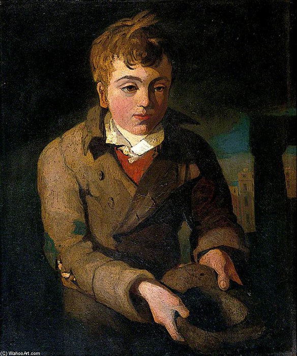WikiOO.org - Encyclopedia of Fine Arts - Maalaus, taideteos John Sell Cotman - The Beggar Boy