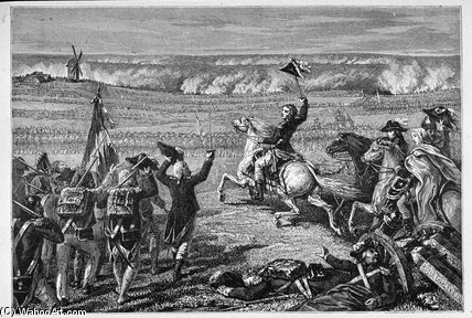 WikiOO.org - Енциклопедия за изящни изкуства - Живопис, Произведения на изкуството Hippolyte De La Charlerie - The Battle Of Valmy