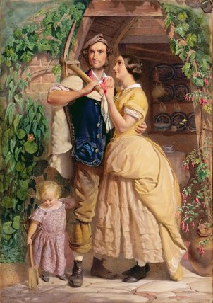 Wikioo.org - The Encyclopedia of Fine Arts - Painting, Artwork by George Elgar Hicks - The Sinews Of Old England
