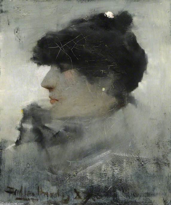 WikiOO.org - Encyclopedia of Fine Arts - Malba, Artwork Dudley Hardy - Madame Sarah Bernhardt
