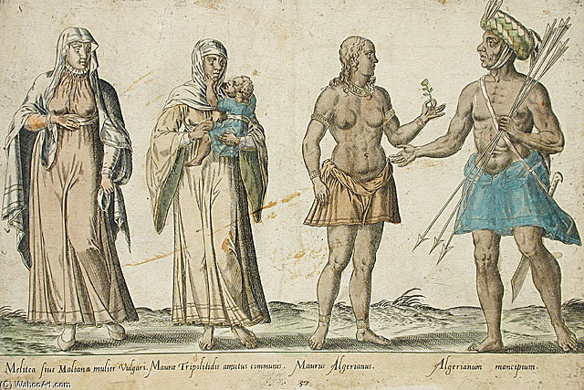 Wikioo.org - The Encyclopedia of Fine Arts - Painting, Artwork by Abraham De Bruyn - Omnium Pene Europae, Asiae, Aphricae Atque Americae Gentium Habitus_34