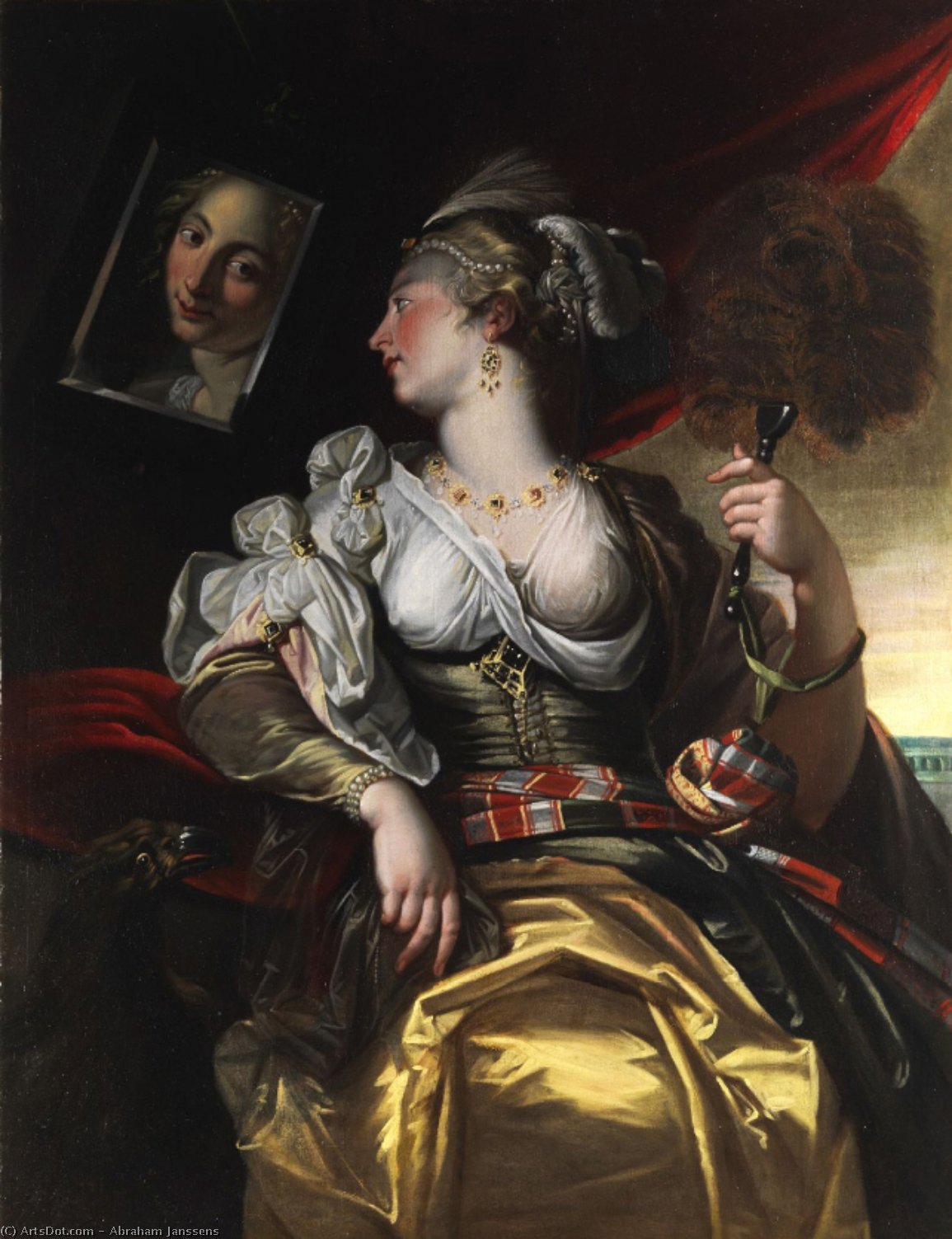 Wikioo.org - The Encyclopedia of Fine Arts - Painting, Artwork by Abraham Janssens - Das Gesicht