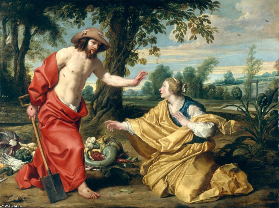 Wikioo.org - The Encyclopedia of Fine Arts - Painting, Artwork by Abraham Janssens - Noli Me Tangere