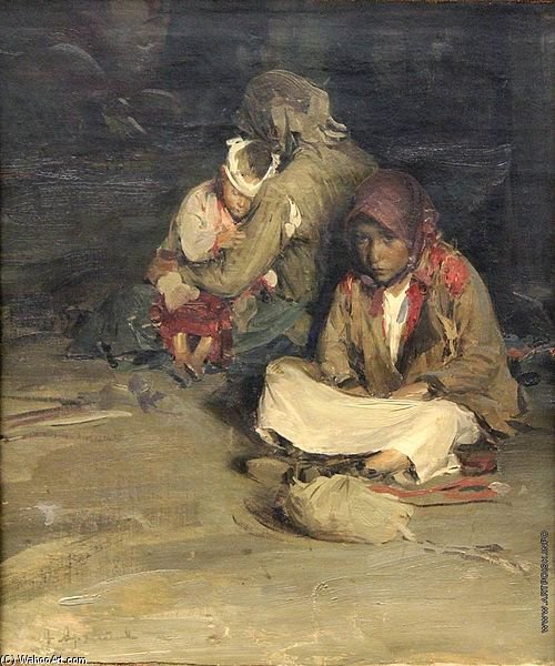 Wikioo.org - The Encyclopedia of Fine Arts - Painting, Artwork by Abram Efimovich Arkhipov - Untitled