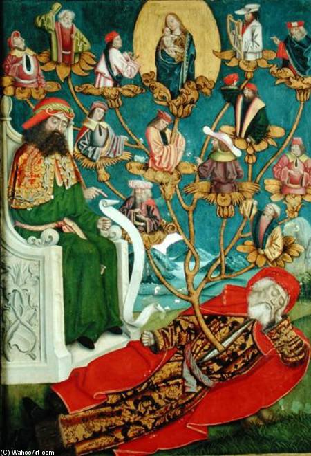 WikiOO.org - Енциклопедия за изящни изкуства - Живопис, Произведения на изкуството Absolon Stumme - The Tree Of Jesse, From The Dome Altar