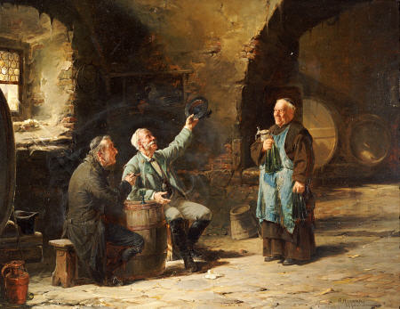 Wikioo.org - The Encyclopedia of Fine Arts - Painting, Artwork by Adolf Humborg - The Welcome Arrival